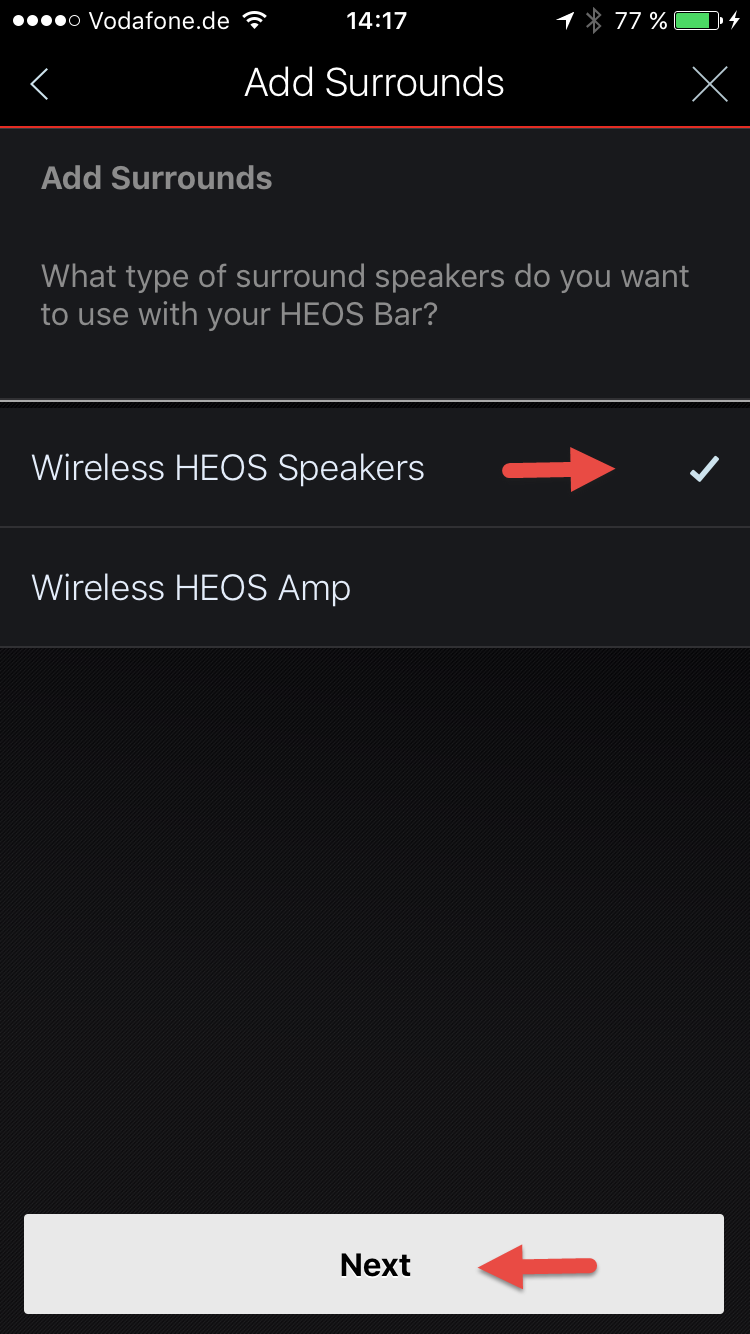 heos wireless surround