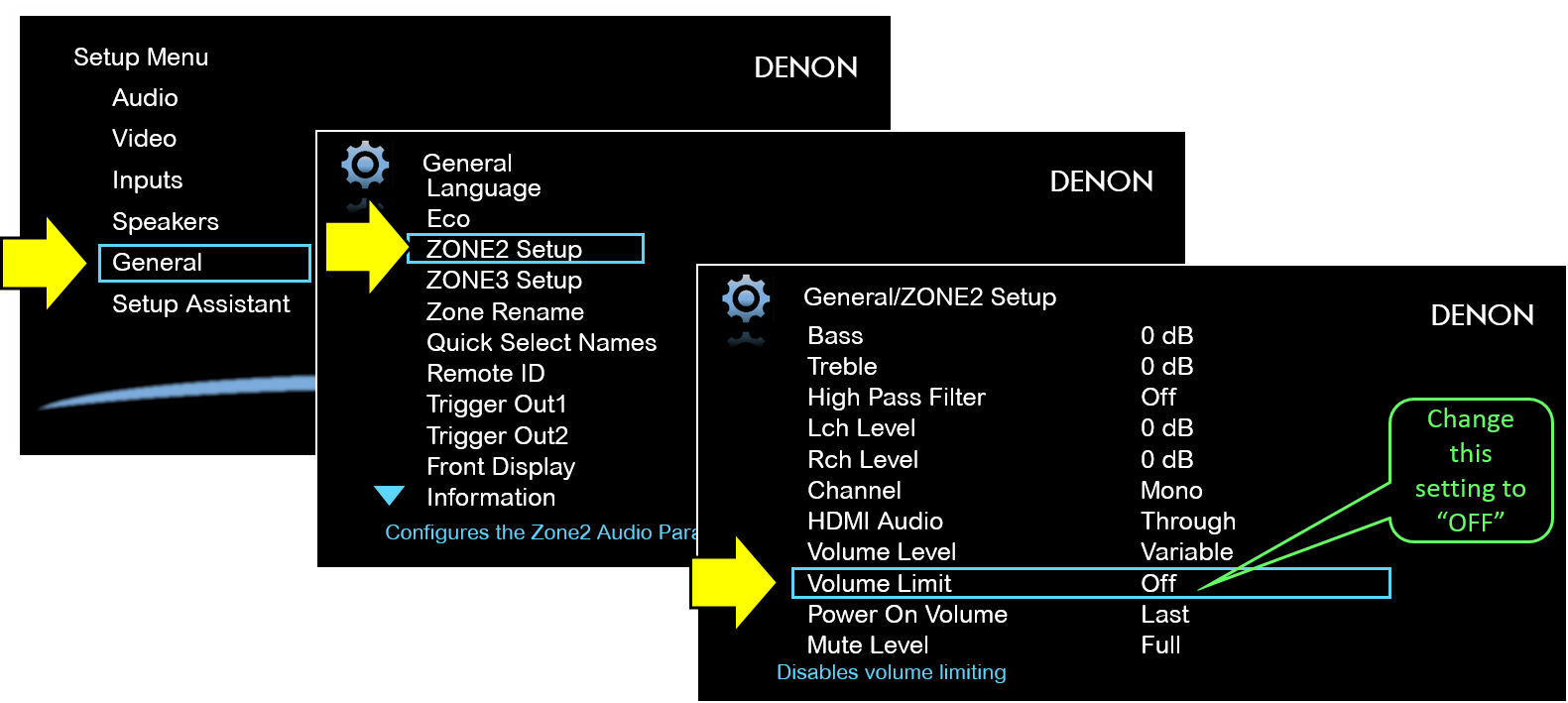denon-zone-2-setup