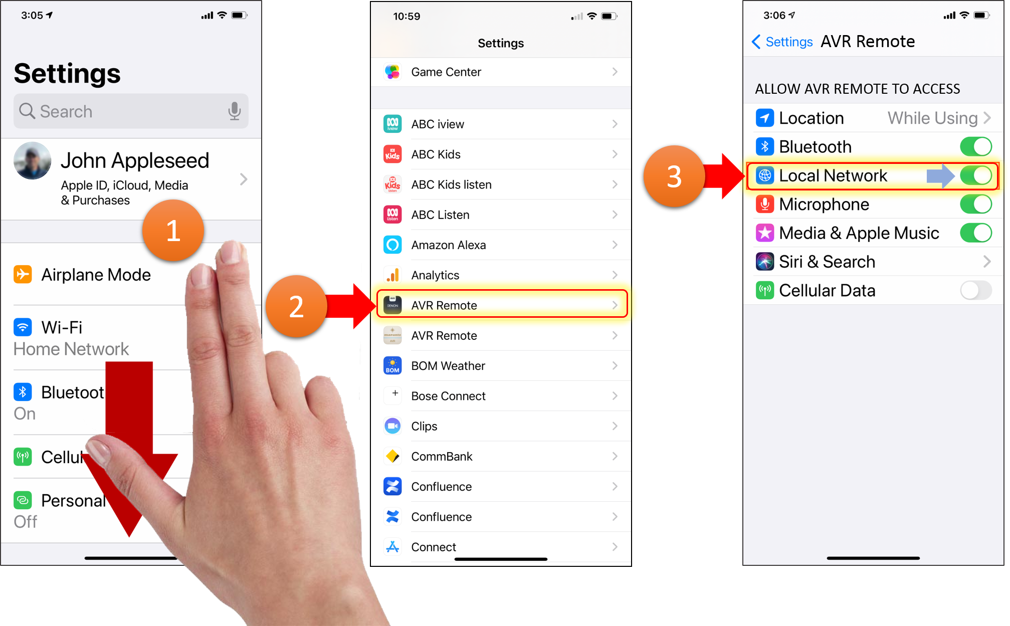 Issues discovering and connecting devices on a network using app on iOS