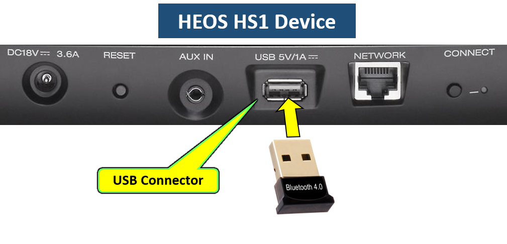 heos speaker bluetooth connect