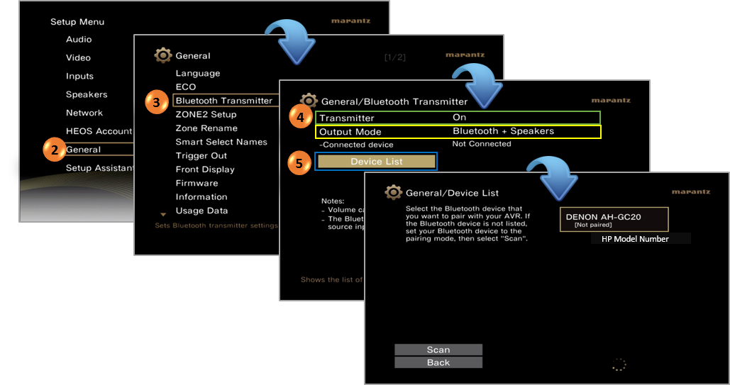 How to connect 2025 bluetooth headphones to receiver