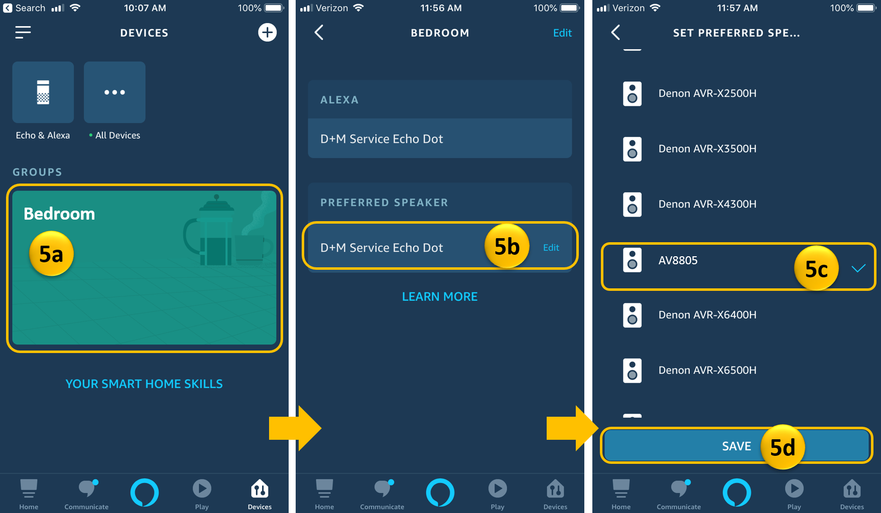 preferred speaker alexa